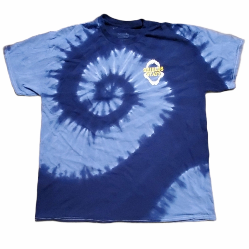 Jawsome M Shield Staff Tie Dye Tshirt